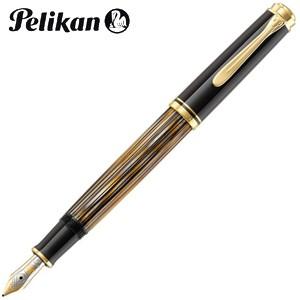 万年筆 ペリカン 緊急入荷 スーベレーン M400 万年筆 (茶縞) M400BRW