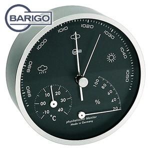 インテリア バリゴ （BALIGO） ラウンド型 温湿気圧計 マットシルバー BG 101-5の商品画像