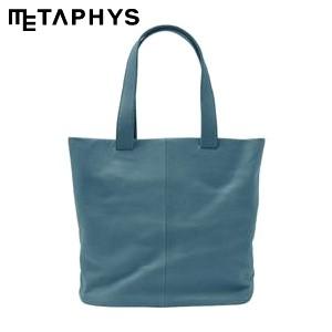トートバッグ 革 メタフィス セバンズ トートバッグL ブルー 84042-BL