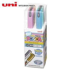 水性ペン類 三菱鉛筆 ドゥポスカ メタリックカラー 6色セット PC-1MD6C
