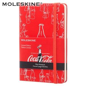 ノート 無地 モレスキン 限定版 コカ・コーラ ポケットサイズ 無地 ノートブック レッド 送料・代...