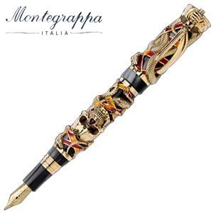 モンテグラッパ 限定品 カオス CHAOS 万年筆 18K ソリッドゴールド ISCNH0GC