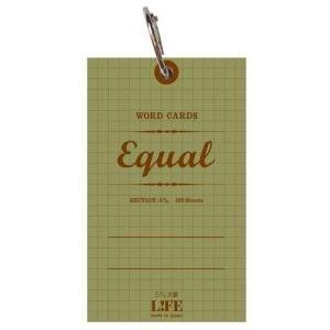 単語帳 方眼 ライフ イコール単語カード 方眼 5×3 単語帳 オリーブ 5冊セット P317B