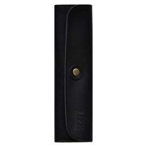 ペンケース 革 名入れ ライフ 三本差し ペンケース ブラック SA220A