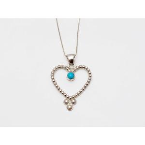 インディアンジュエリー Isaiah Chavez ターコイズ ハートリング