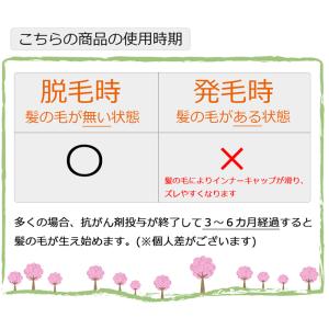 薄手ガーゼコットンインナーキャップ 【ズレ防止...の詳細画像4