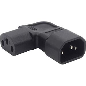 オーディオファン 3ピン 変換コネクタ L字 右向き