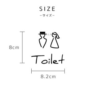ドアステッカー 3. TOILET 人 ノーブ...の詳細画像4