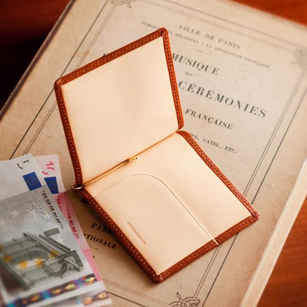 【ココマイスター】マットーネ・マネークリップ  マネークリップ 革 日本製