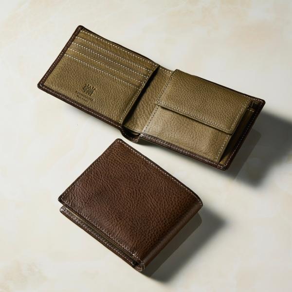 【ココマイスター】マルティーニ・２つ折り財布 イタリアンレザー メンズ 革 日本製 ブランド ２つ折...