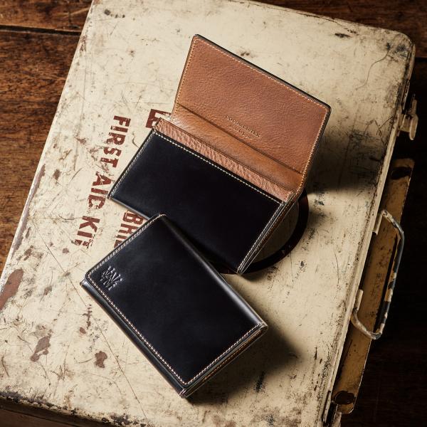 【ココマイスター】マーパット・デザート 名刺入れ メンズ 水染めコードバン 日本製 ココマイスター