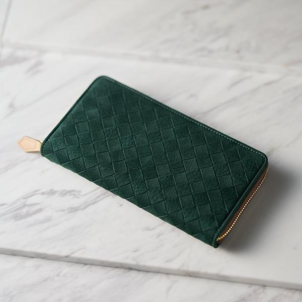 【ココマイスター】オールドメッシュ・セパレートジップウォレット ラウンドジップ 長財布 メンズ  革...