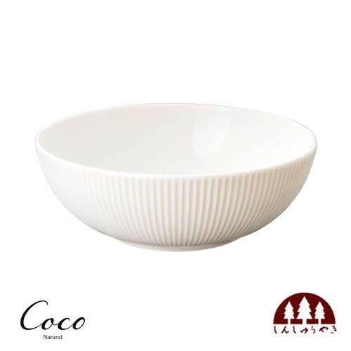 森修焼 (しんしゅうやき) ストライプボウル 直径147×高さ52 mm 日本製陶器 電子レンジＯＫ...