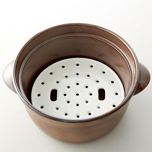 森修焼（しんしゅうやき） 蒸し台 小 直径160×高さ34(mm) （味鍋なごみ小・味鍋プレミアム小...