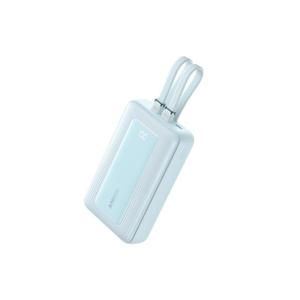 [在庫処分] アンカー Anker Zolo Power Bank (20000mAh, 30W, Built-In USB-C /ライトニングケーブル) ミントグリーン バッテリー ケーブル一体型 A1681N31||