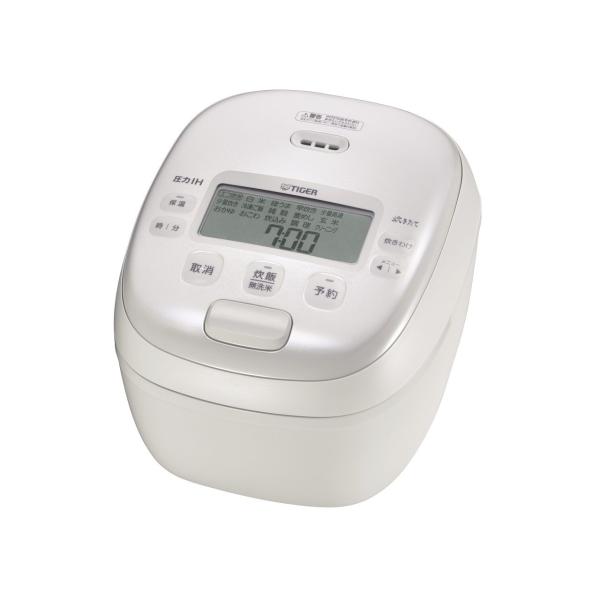 【在庫処分】タイガー魔法瓶 圧力IHジャー炊飯器 炊き立て ホワイト JRI-B100W 炊飯器 5...