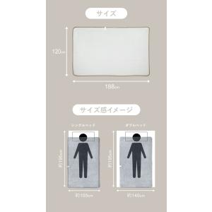 コイズミ ここちよい 電気毛布 タイマー付 掛...の詳細画像4