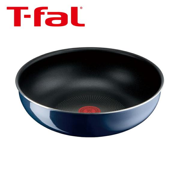 T-fal ティファール インジニオネオ ロイヤルブルー インテンス ウォック 28cm 中華鍋 L...