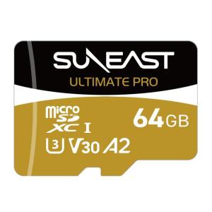 SUNEAST ULTIMATE PRO マイクロSDカード 64GB microSDHC/XC U...