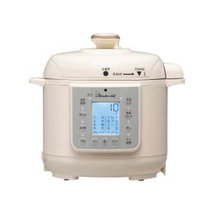 [在庫処分]ワンダーシェフ 家庭用マイコン電気圧力鍋 楽ポン ヌージュ 3.0L OEDG30 正規...