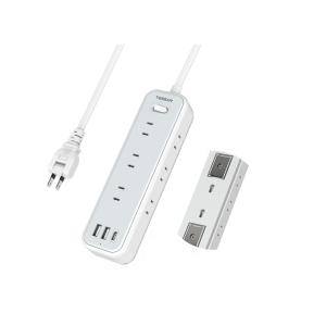 TESSAN コード式 12ポート 電源タップ...の詳細画像1