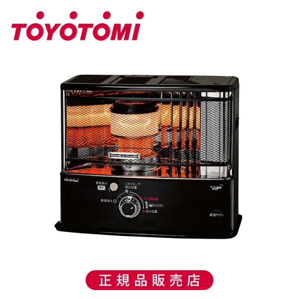 トヨトミ 石油ストーブ 日本製 反射形ストーブ RC-W3624(B) ダブルクリーン 簡単一発スパ...