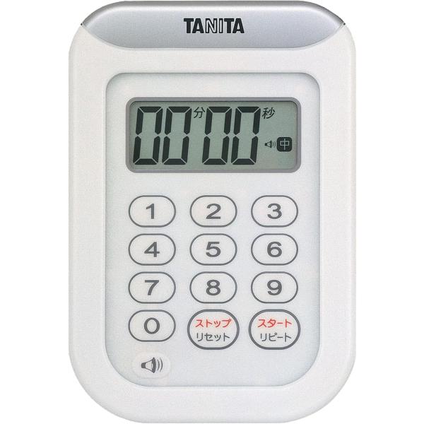 タニタ(TANITA) 丸洗いタイマー100分計 TD-378-WH ホワイト 正規品 490478...