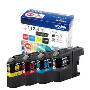 ブラザー工業 brother純正インクカートリッジ4色パック