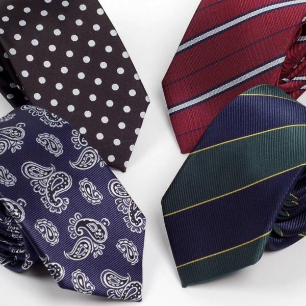 ネクタイ レジメンタル ストライプ ペイズリー ドット柄 オシャレなビジネスネクタイ クラシックデザ...