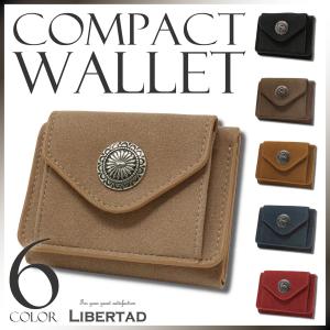 三つ折り 財布 コンパクト ウォレット コンチョ エスニック飾り