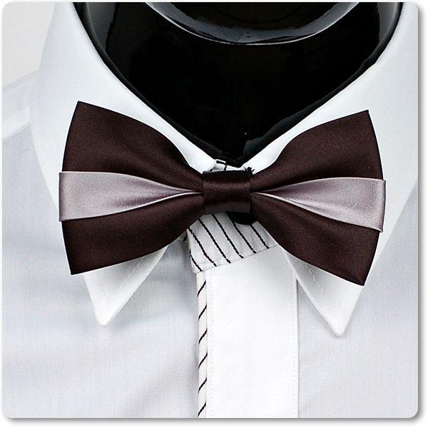 ボウタイ　蝶ネクタイ　バタフライ　ネクタイ　ブラック＆シルバー　素敵なレイヤードスタイル  BT23...