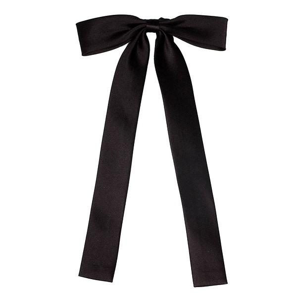 リボンタイ　リボン・ネクタイ　ブラック　黒　ソリッド  無地 ネクタイ メンズ レディース 男女共用...