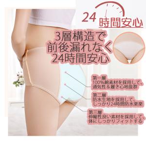 サニタリーショーツ 生理用 綿 ショーツ レデ...の詳細画像3