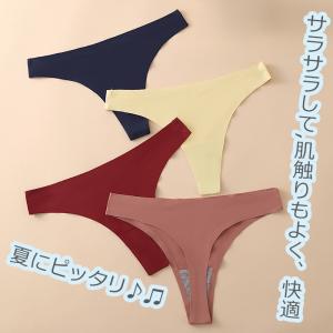 5枚セット シームレスショーツ Tバック 下着...の詳細画像3