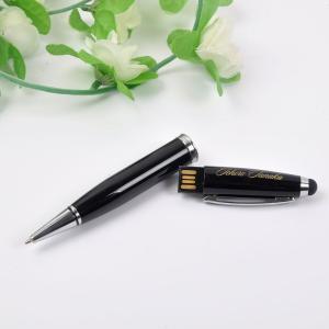 BizSign 名入れ無料 USBメモリ ボールペン型 ブラック
