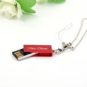 BizSign 名入れ無料 USBメモリ ストラップ レッド