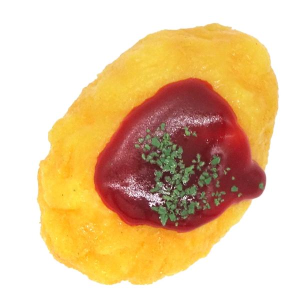 食品サンプル 食べちゃいそうな オムレツ キーホルダー ストラップ マグネット