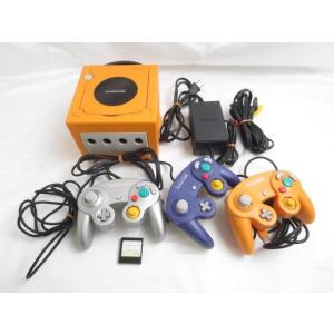 中古品 ゲーム ゲームキューブ 本体 DOL-001 オレンジ 動作品 周辺機器あり