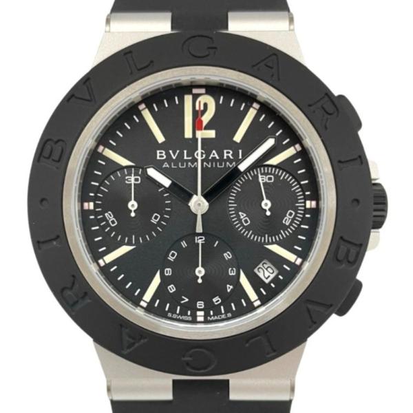 BVLGARI 腕時計 103868 BB41ATCH ブルガリ アルミニウム クロノグラフ 41m...