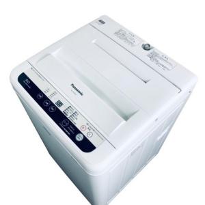全自動洗濯機 縦型 5kg 2017年製 30日保証 Panasonic NA-F50B10C-W 節水 DK6692