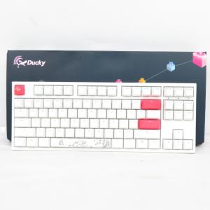 One 2 TKL RGB Pure White Cherry Speed Silver メカニカルゲーミングキーボード 有線 テンキーレス Ducky ダッキー ゲーム周辺機器｜cocoroad