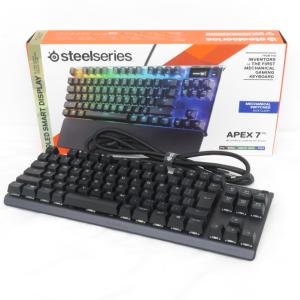 ゲーミングキーボード Apex 7 TKL Blue Switch 有線 SteelSeries スティールシリーズ ゲーム周辺機器｜cocoroad