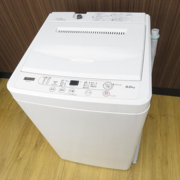 YAMADA SELECT全自動電気洗濯機 6.0Kg YWM-T60H1 2022年製 簡易乾燥機...