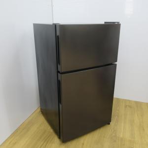maxzen マクスゼン 冷蔵庫 87L 2ドア JR087ML01GM ガンメタリック 2022年製 コンパクト 小型 おしゃれ 一人暮らし 洗浄・除菌済み｜cocoroad