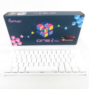 ゲーミングキーボード One 2 Mini RGB Pure White 銀軸 有線 dk-one2-rgb-mini-pw-silver-rat Ducky ダッキー｜cocoroad