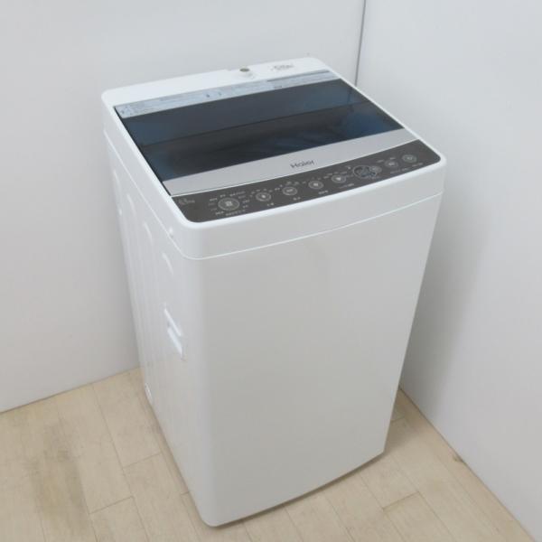 Haier ハイアール 全自動洗濯機 JW-C55A 5.5kg 2019年製 ブラック 簡易乾燥機...