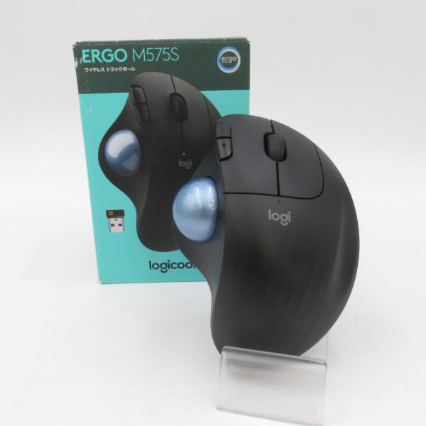 logicool PC周辺機器 ERGO M575S ワイヤレストラックボール ワイヤレスマウス ロ...