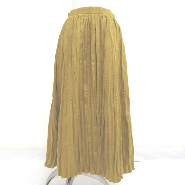 Loytaa ロユタ カジュアル ランダム プリーツ スカート サイズF 総丈約86cm ロング丈 ...