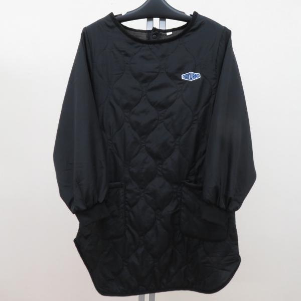 NATURIC 中綿 裏ボア キルト エプロン スモッグ かっぽう着 暖かい あったか 割烹着