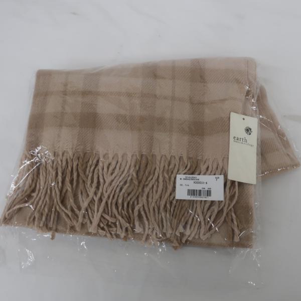 earth music&amp;ecology アースミュージックアンドエコロジー マフラー チェック柄スト...